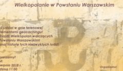 Gra terenowa „Wielkopolanie w Powstaniu Warszawskim”